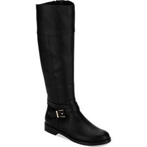 NWT Kenneth Cole Reaction Womens Wind  Riding Boots BLK